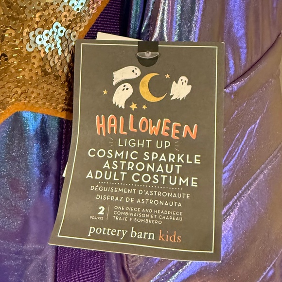 Adult Light-Up Cosmic Sparkle Astronaut Costume - PBK - Picture 10 of 14